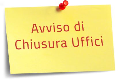 Chiusura uffici per interruzione fornitura energia elettrica Chiusura uffici per interruzione fornitura energia elettrica