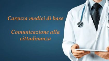 Carenza di Medici di Medicina Generale: un problema serio che ci riguarda tutti Carenza di Medici di Medicina Generale: un problema serio che ci riguarda tutti