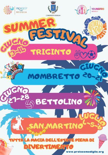✨️MEDIGLIA SUMMER FESTIVAL 2025✨️ ✨️MEDIGLIA SUMMER FESTIVAL 2025✨️