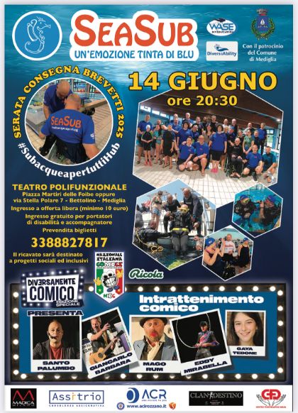 🎓 SERATA CONSEGNA BREVETTI 2025 – SEA SUB 🎓 SERATA CONSEGNA BREVETTI 2025 – SEA SUB