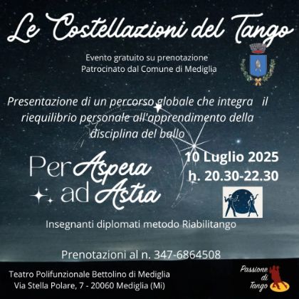LE COSTELLAZIONI DEL TANGO 💃 LE COSTELLAZIONI DEL TANGO 💃