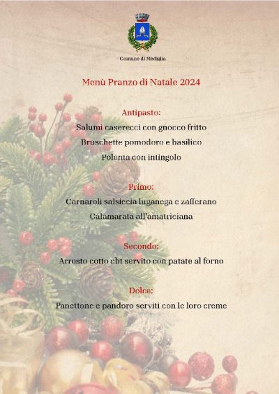 Pranzo di Natale 2024