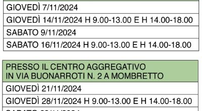 Calendario distribuzione iniziale massiva ecuosacco