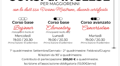 Locandina Corso di lingue 2025 Locandina Corso di lingue 2025